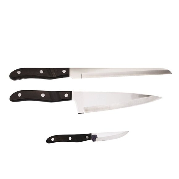 Vintage Oneida Entree Cutlery Set Of 3 Knives - Picture 1 of 11